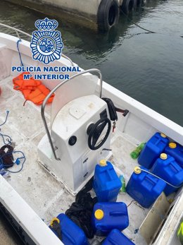 Patera interceptada en Almería con ciudadanos sirios a bordo