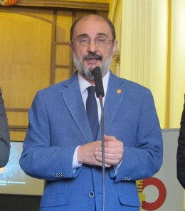El presidente del Gobierno de Aragón, Javier Lambán.