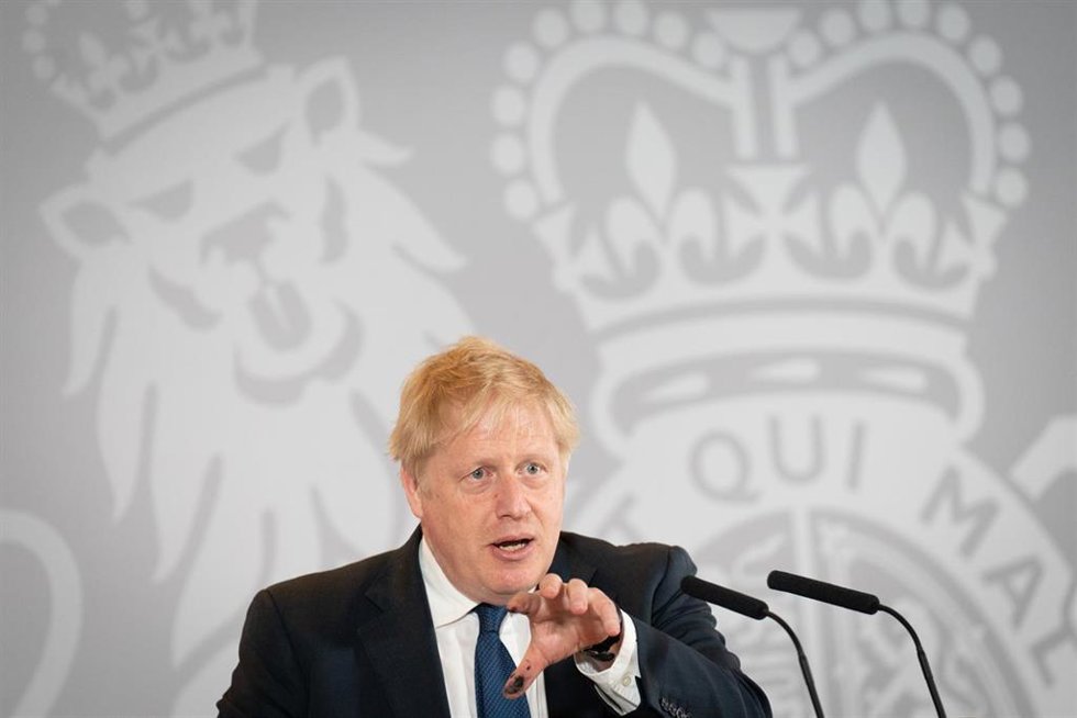 El primer ministro de Reino Unido, Boris Johnson.