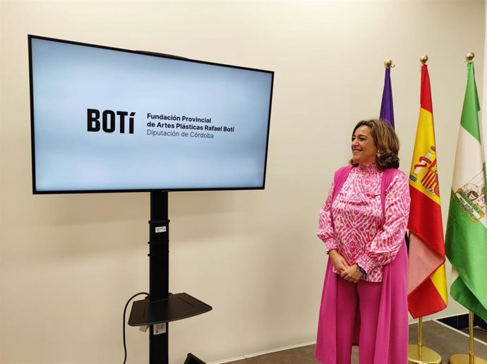 La delegada de Cultura de la Diputación de Córdoba y presidenta de la Fundación Botí, Salud Navajas.