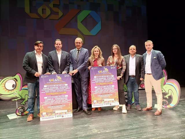 Vicente García Egea en el acto de presentación del Solazo Fest de Almería
