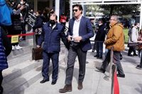 Luis Medina empieza a declarar ante el juez y saluda a Luceño en los pasillos