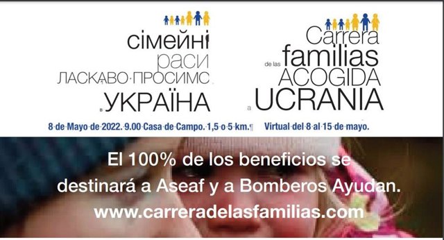 Cartel de la Carrera de la Familia.
