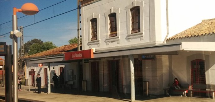 Estación de cercanías de Los Rosales, en Sevilla.