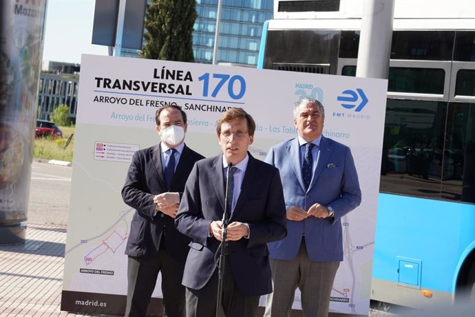 El alcalde de Madrid, José Luis Martínez-Almeida