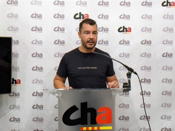 El presidente de CHA-Zaragoza, Chuaquín Bernal.