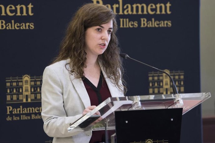 La portavoz parlamentaria adjunta de Unidas Podemos, Esperana Sans.