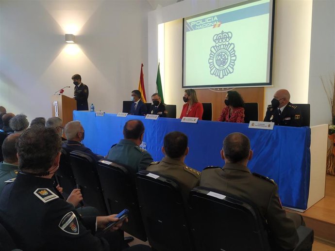 Toma de posesión de Carlos Soria comonuevo jefe provincial de la Policía Nacional de Cáceres