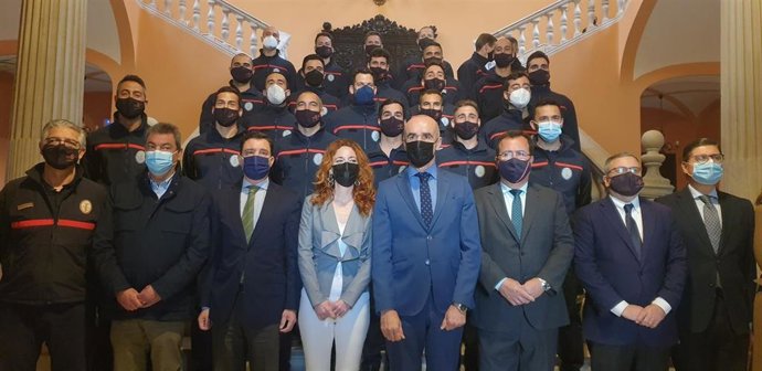 Incorporación de los últimos 23 bomberos al Ayuntamiento de Sevilla.