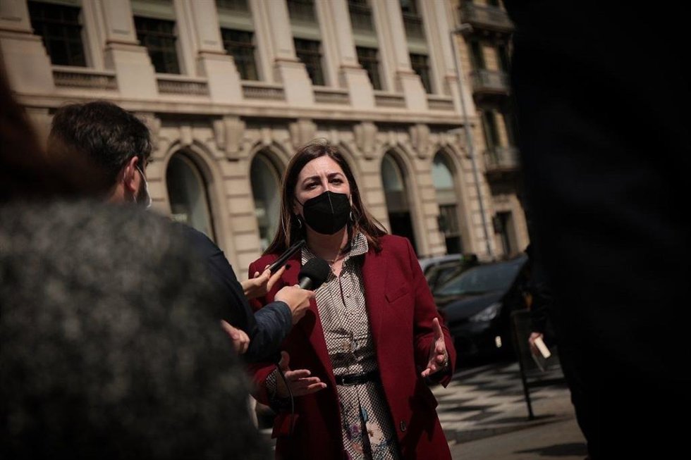 Archivo - La presidenta de Cs en Barcelona, Luz Guilarte. - Archivo