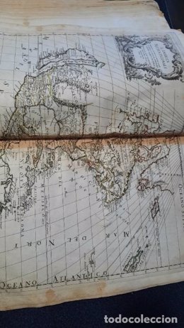 Atlas único del siglo XVII con 23 mapas de Europa y Los Continentes del mundo, a subasta en todocoleccion.Net