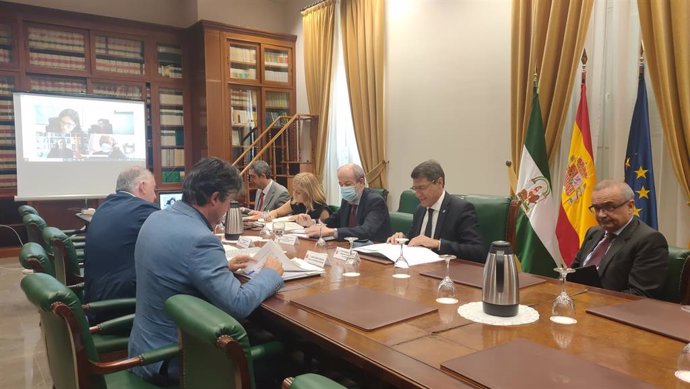Reunión de la constitución del comité ejecutivo de la candidatura de Málaga como sede de la Exposición Internacional 2027