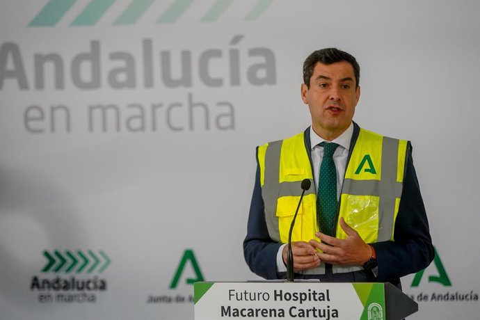 El president de la Junta d'Andalusia, Juanma Moreno
