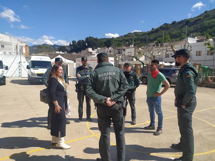 Visita al dispositivo de seguridad por los 'toros ensogaos'