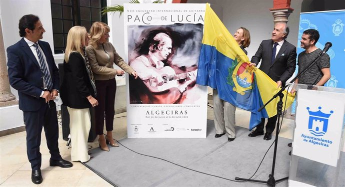 Presentación de la VIII edición del Encuentro Internacional de Guitarra Paco de Lucía en Algeciras.
