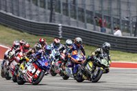 Arón Canet, operado de la fractura de radio sufrida en el Gran Premio de Portugal