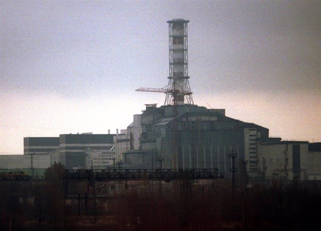 Archivo - La central nuclear de Chernóbil