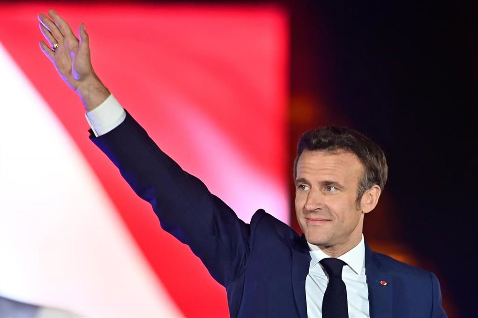 El presidente francés, Emmanuel Macron