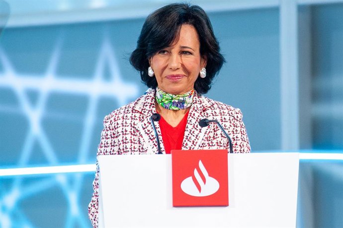 La presidenta de Banco Santander, Ana Botín, a la junta general ordinria d'accionistes 2022.