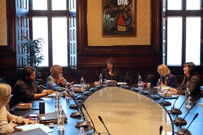 Reunió de la Mesa del Parlament