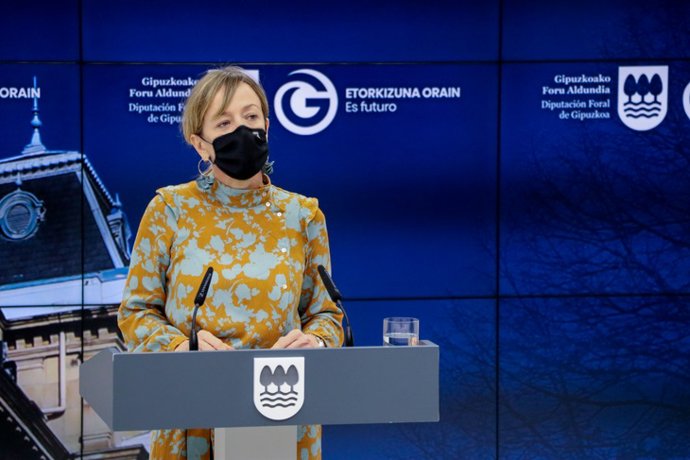 Archivo - La portavoz de la Diputación de Gipuzkoa, Eider Mendoza