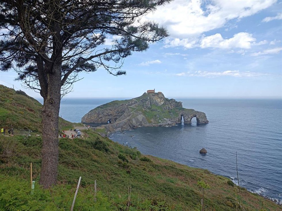 El enclave de San Juan de Gaztelugatxe, en Bizkaia.