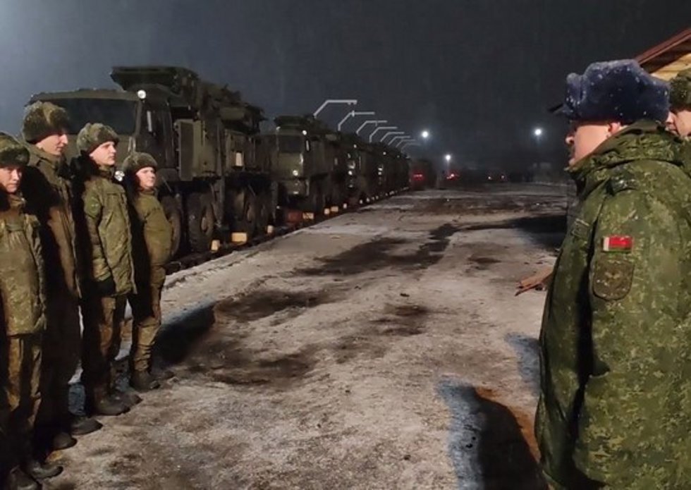 Archivo - Despliegue de fuerzas antiaéreas rusas en Bielorrusia.