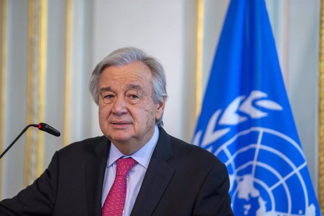 Archivo - El secretario general de la ONU, António Guterres