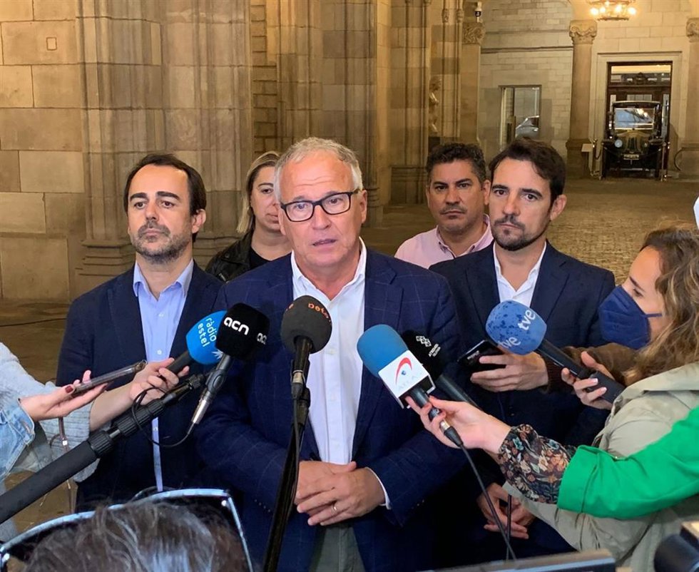 Archivo - El presidente del grupo municipal del PP en el Ayuntamiento de Barcelona, Josep Bou. - Archivo