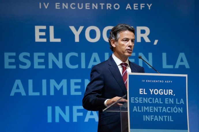 El presidente de la Asociación Española de fabricantes de yogur y productos lácteos (AEFI); Antoni Bandrés