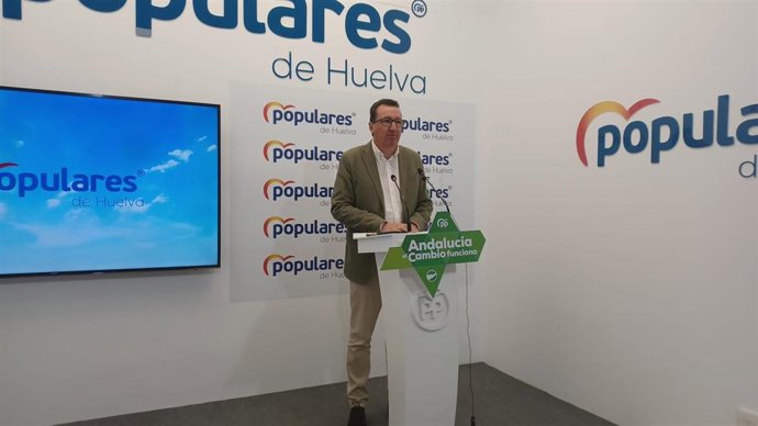 El presidente del PP de Huelva, Manuel Andrés González.