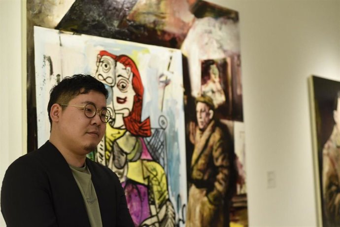 Yukimasa Ida en la muestra 'Yukimasa Ida visita a Pablo Picasso'