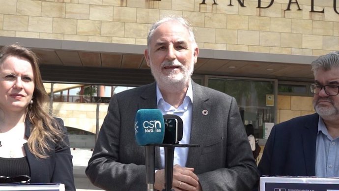 El presidente del grupo parlamentario Vox en Andalucía, Macario Valpuesta.