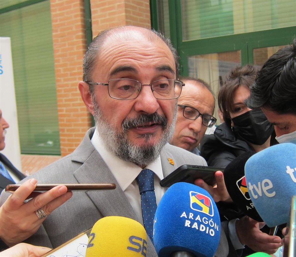 El presidente de Aragón, Javier Lambán.