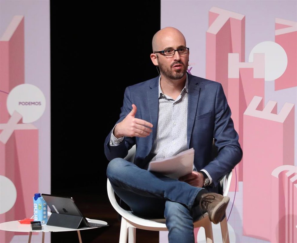Archivo - El secretario de Economía de Podemos y secretario de Estado de Derechos Sociales, Nacho Álvarez