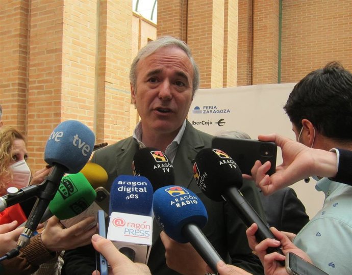 El alcalde de Zaragoza, Jorge Azcón.