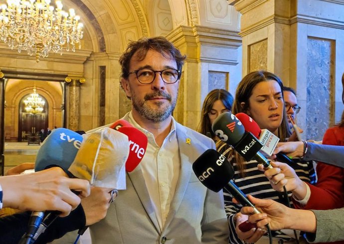 El portaveu de Junts i diputat al Parlament, Josep Rius