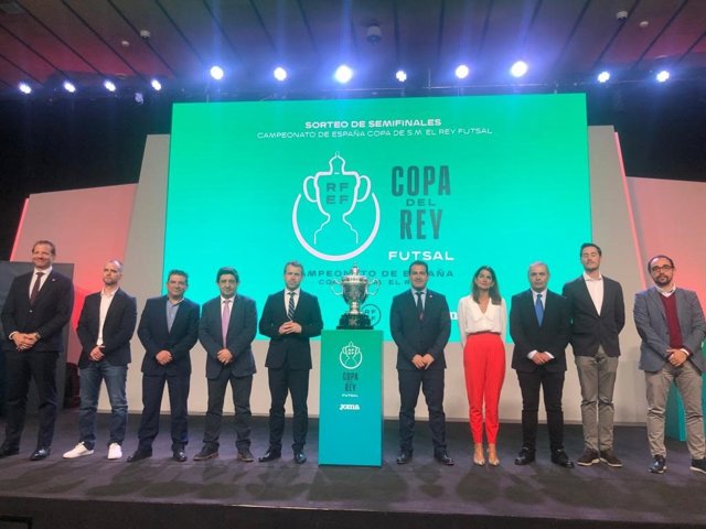 Sorteo de la 'final four' de la Copa del Rey de fútbol sala.