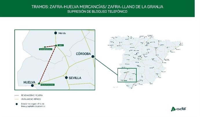 Plano de la supresión del bloqueo telefónico.