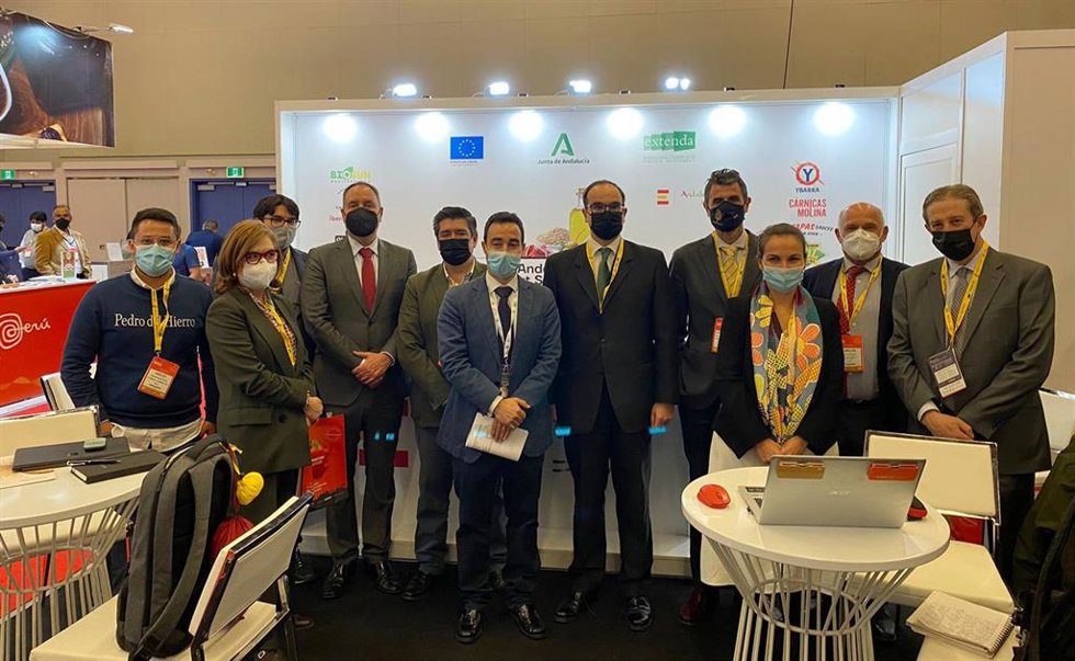 Empresas andaluzas durante su participación en la 19 edición de Sial Canada