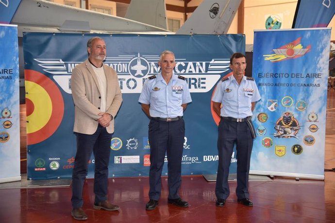 Presentación de la Media Maratón y Vuelta Atlética del Mando Aéreo de Canarias