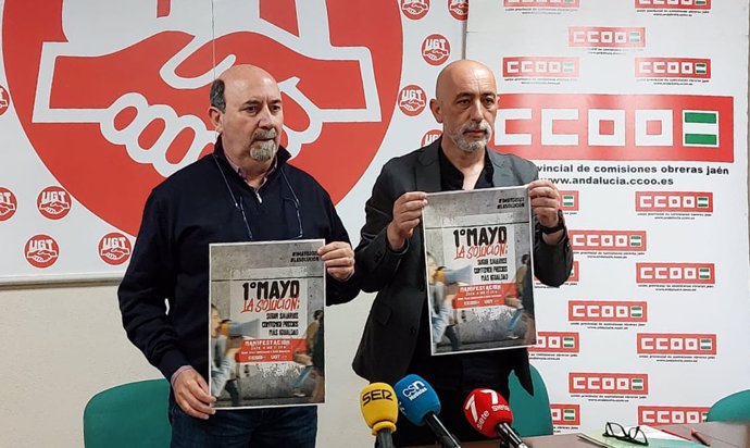 Manuel Salazar (UGT) y José Blanco (CCOO)