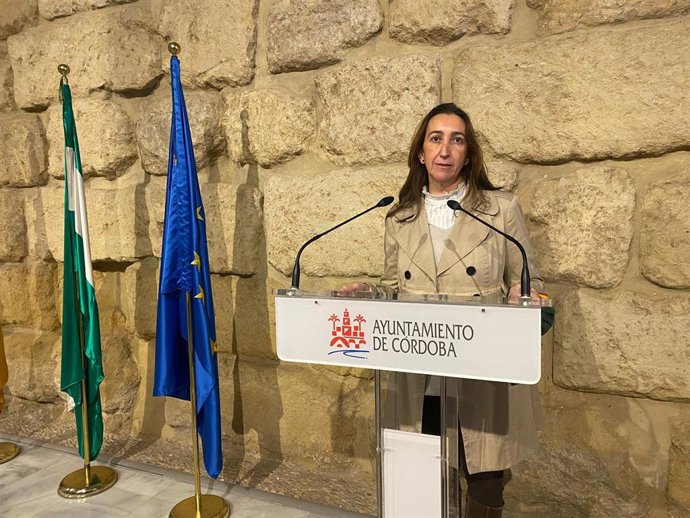 Archivo - La portavoz de Vox en el Ayuntamiento de Córdoba, Paula Badanelli.