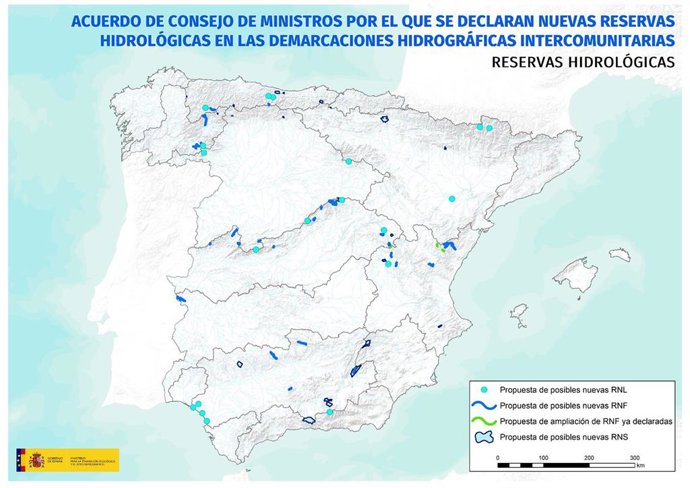 Mapara de Reservas Naturales Hidrológicas