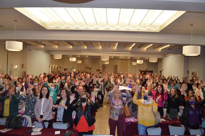 Encuentro de mujeres rurales de Fademur en Mérida.