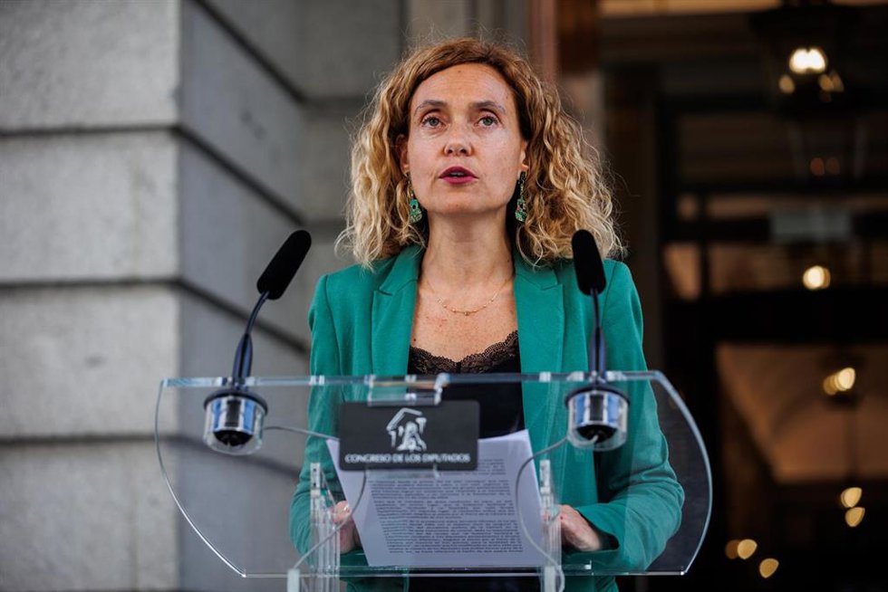 La presidenta del Congreso, Meritxell Batet.