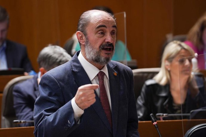 El presidente del Gobierno de Aragón, Javier Lambán.