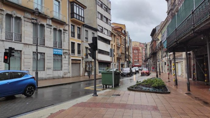 Avilés, lluvia