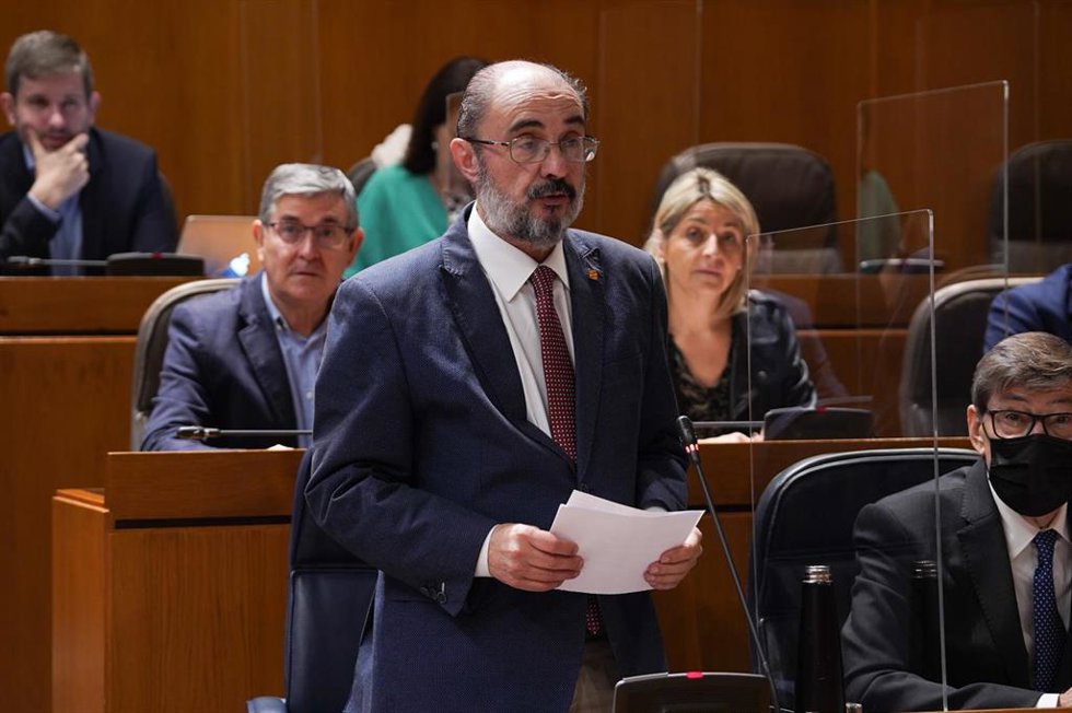 El presidente del Gobierno de Aragón, Javier Lambán.