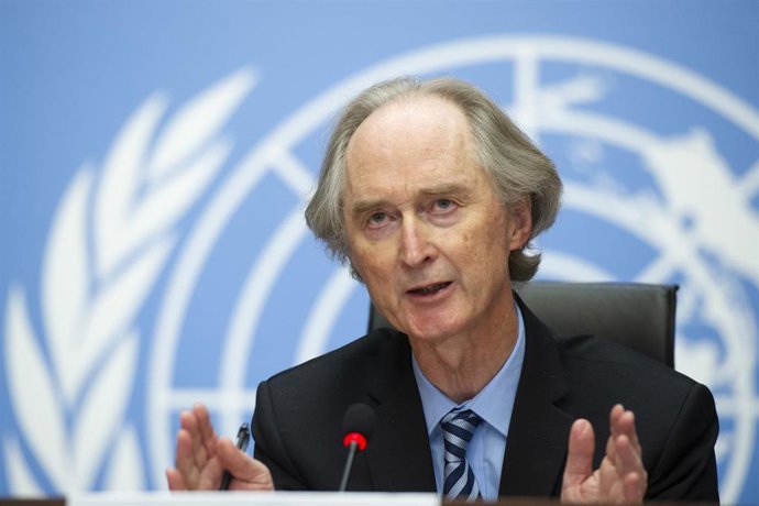 Archivo - El enviado especial de la ONU para Siria, Geir Pedersen